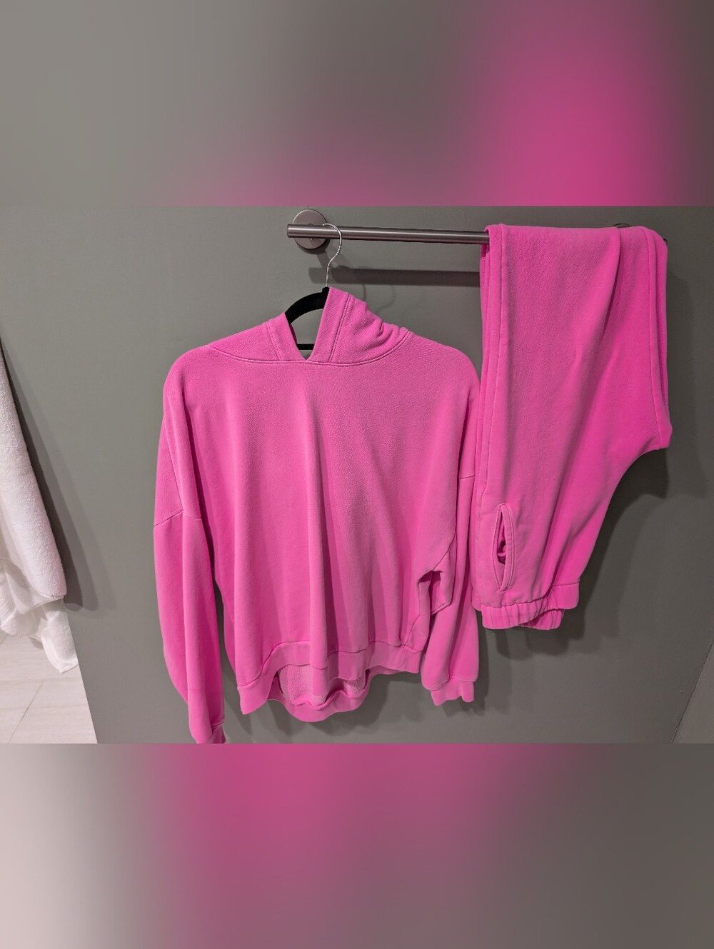 GAP Hot Pink Hooded Sweat Set